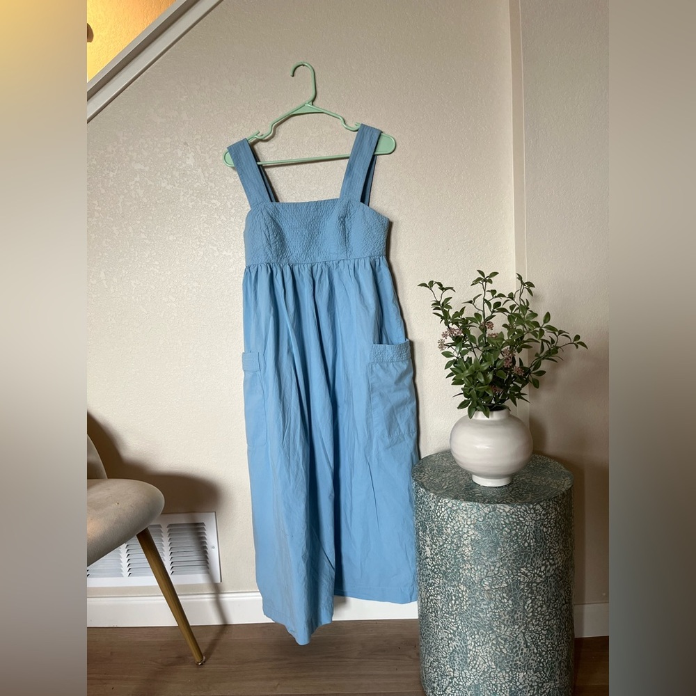 Madewell Blue Midi Dress